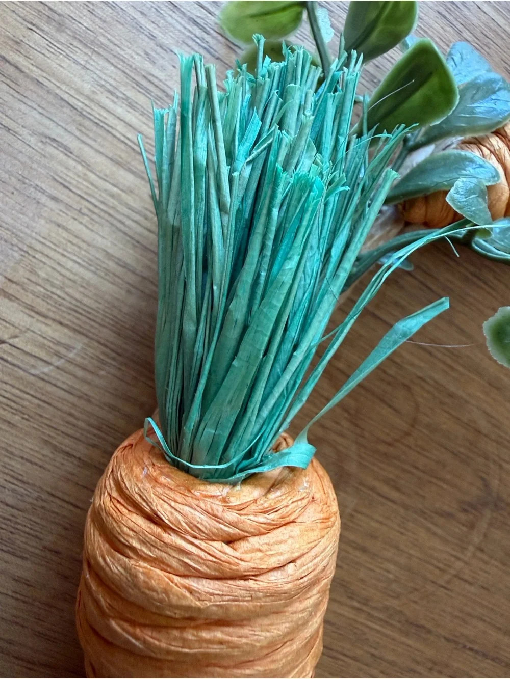 Target Orange and Green Carrot Wreath
